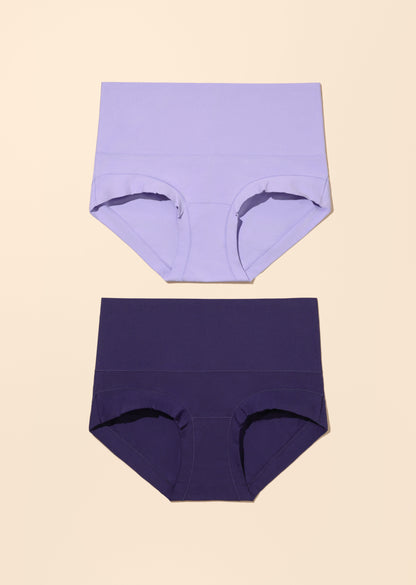 HIGH-RISE Evryunder Premium Cotton Underwear 2-Pack