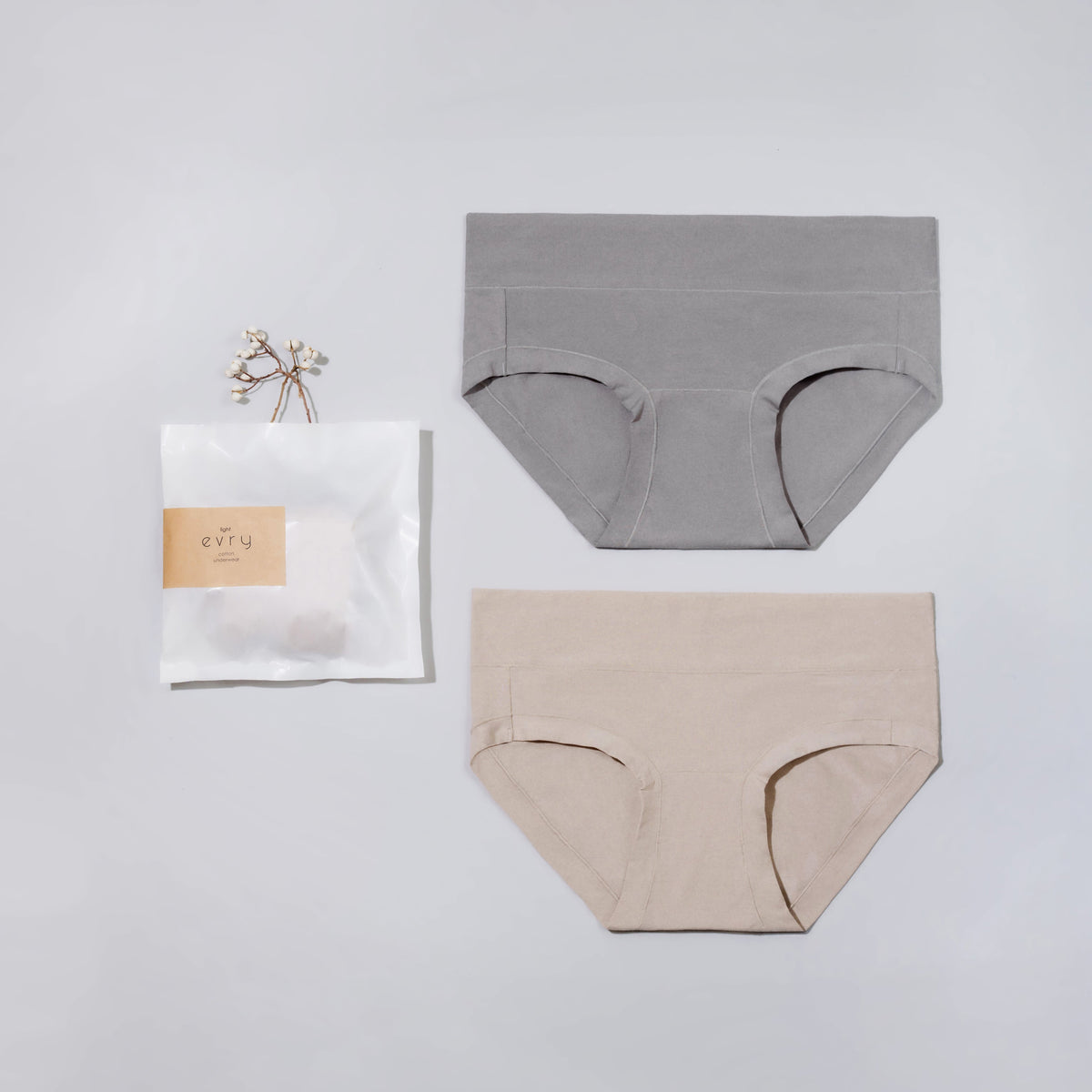 LIGHT Evryunder Premium Cotton Underwear 2-pack