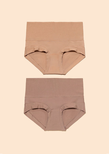 HIGH-RISE Evryunder Premium Cotton Underwear 2-Pack